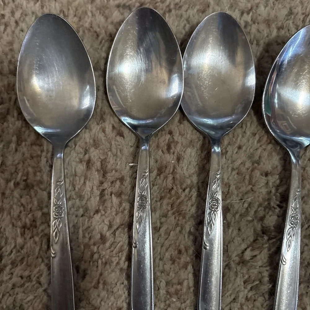 ROSEMERE OVAL SOUP SPOON BY IMPERIAL INTERNATIONAL STAINLESS Set of 5